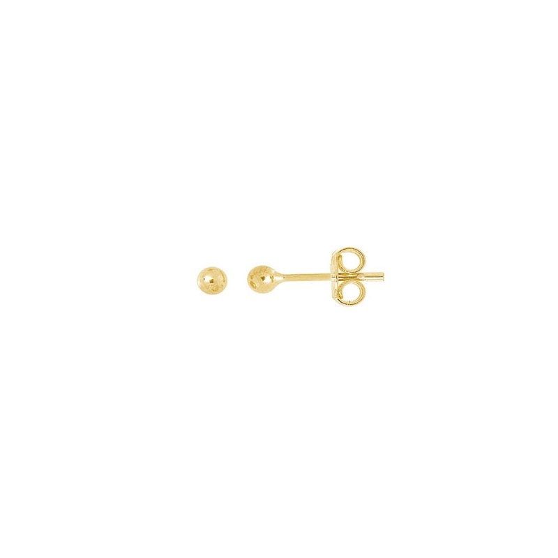 BRINCO INFANTIL BOLINHA BANHADA A OURO 18K 