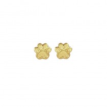 BRINCO PATINHA DE CACHORRO SEMIJOIA BANHADA A OURO 18K
